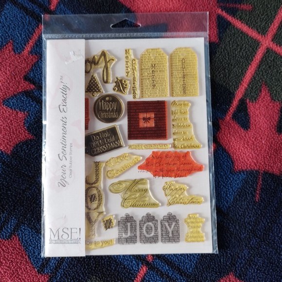 🌸 3 for $20 🌸 MSE! My Sentiments Exactly 'Winter Sentiments' stamp set - Picture 1 of 2